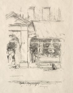 Slagterens hund af James McNeill Whistler