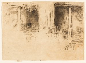 Kirken - Bruxelles (tilbedelse) af James Abbott McNeill Whistler