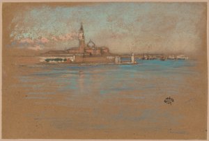 Kirken San Giorgio Maggiore af James McNeill Whistler