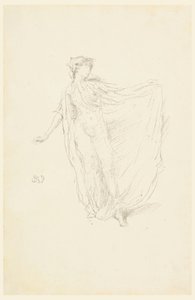 Den dansende pige, 1890 af James Abbott McNeill Whistler