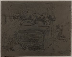 Hunden på kennelen af James Abbott McNeill Whistler