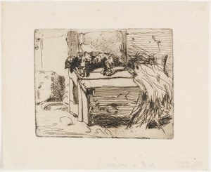 Hunden på kennelen af James Abbott McNeill Whistler