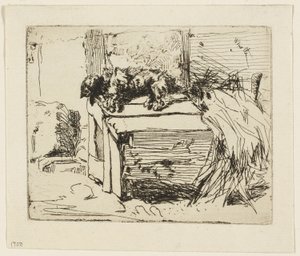 Hunden på kennelen af James Abbott McNeill Whistler