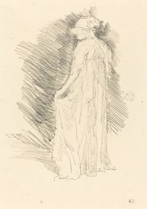 Den draperede figur, set bagfra af James Abbott McNeill Whistler