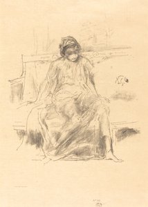 Den draperede figur, siddende af James Abbott McNeill Whistler