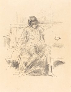 Den draperede figur, siddende af James Abbott McNeill Whistler