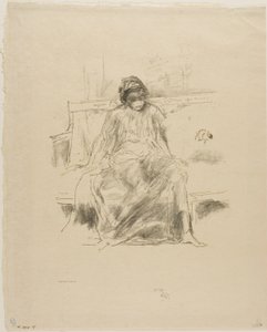 Den draperede figur, siddende af James Abbott McNeill Whistler