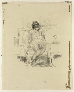 Den draperede figur, siddende af James Abbott McNeill Whistler