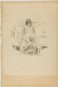 Den draperede figur, siddende af James Abbott McNeill Whistler