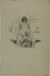 Den draperede figur, siddende af James Abbott McNeill Whistler