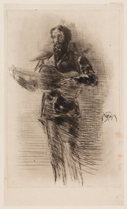 Guitarspilleren (M.W. Ridley) af James Abbott McNeill Whistler