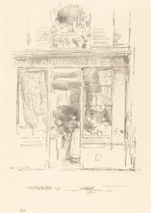 The Laundress: "The Laundress of Place Dauphine" af James Abbott McNeill Whistler