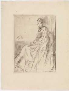 Brevet (Maud, siddende) af James Abbott McNeill Whistler