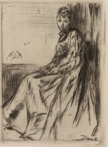 Brevet (Maud, siddende) af James Abbott McNeill Whistler