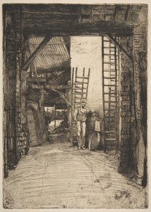 Kalkbrænderen (W. Jones, kalkbrænder, Thames Street) af James McNeill Whistler