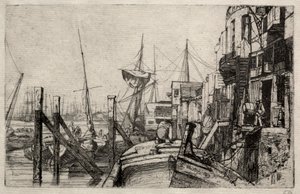 The Limehouse af James McNeill Whistler