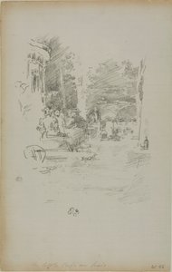Den Lille Café au Bois af James Abbott McNeill Whistler