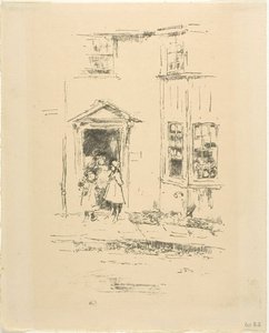 Den lille døråbning, Lyme Regis af James McNeill Whistler