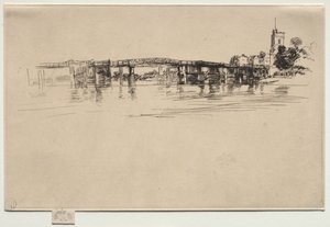 The Little Putney, nr. 1 af James McNeill Whistler