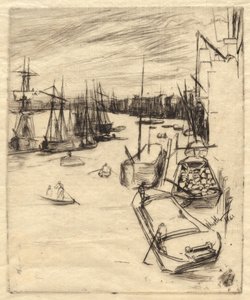 Den lille Rotherhithe af James Abbott McNeill Whistler