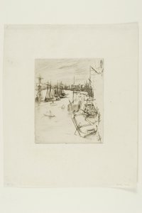 Den lille Rotherhithe af James Abbott McNeill Whistler