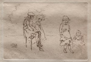 Menpes-børnene af James McNeill Whistler
