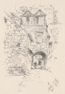 Præstens hus, Rouen af James McNeill Whistler