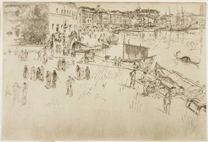Riva, nr. 1 af James McNeill Whistler