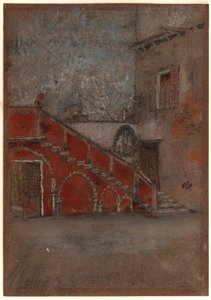 Trappen: Note i rødt af James Abbott McNeill Whistler