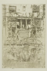 The Steps, Amsterdam af James Abbott McNeill Whistler