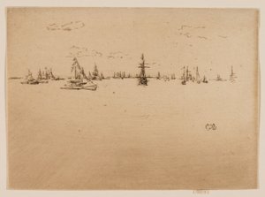 Skibet med tårnet af James McNeill Whistler