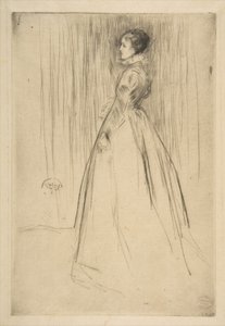 Fløjlskjolen (fru Leyland) af James McNeill Whistler