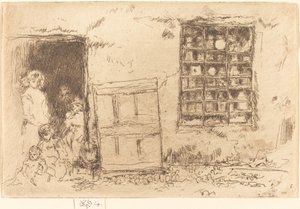 Landsbyens Sweet-Shop af James Abbott McNeill Whistler