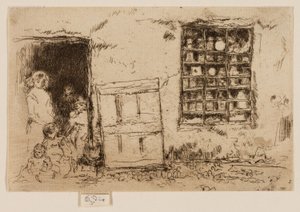 Landsbyens sødebutik af James Abbott McNeill Whistler