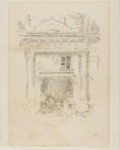 Hvidsmedene, Impasse des Carmélites af James Abbott McNeill Whistler