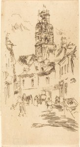 Rundvisning St. Antoine, Loches af James Abbott McNeill Whistler