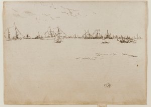 Troppeskibe af James Abbott McNeill Whistler