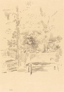En-til-en i haven af James Abbott McNeill Whistler