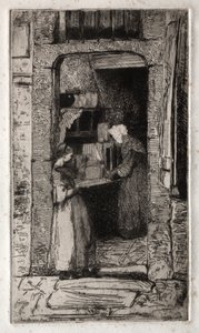 Tolv raderinger fra naturen:  La Marchande de Moutarde af James McNeill Whistler