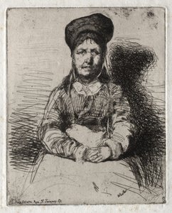 Tolv raderinger fra naturen:  La Rétameuse af James McNeill Whistler