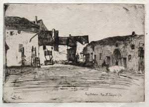 Tolv raderinger fra naturen:  Liverdun af James McNeill Whistler