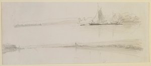 To scener på en flod af James Abbott McNeill Whistler