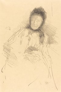 Ufærdig skitse af Lady Haden af James Abbott McNeill Whistler