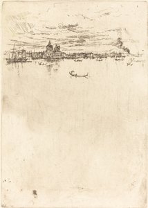 Opretstående Venedig af James Abbott McNeill Whistler
