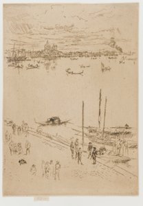 Opretstående Venedig af James Abbott McNeill Whistler