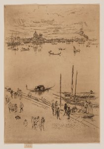 Opretstående Venedig af James Abbott McNeill Whistler