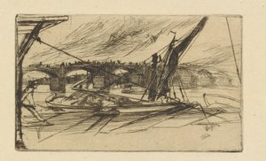 Vauxhall Bridge af James Abbott McNeill Whistler