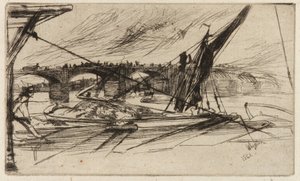 Vauxhall Bridge af James Abbott McNeill Whistler