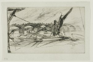 Vauxhall Bridge af James Abbott McNeill Whistler