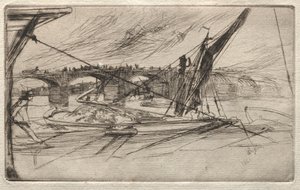 Vauxhall Bridge af James McNeill Whistler